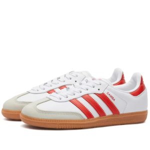 Adidas Samba OG Woman IF6513 Cloud White / Solar Red / Off White