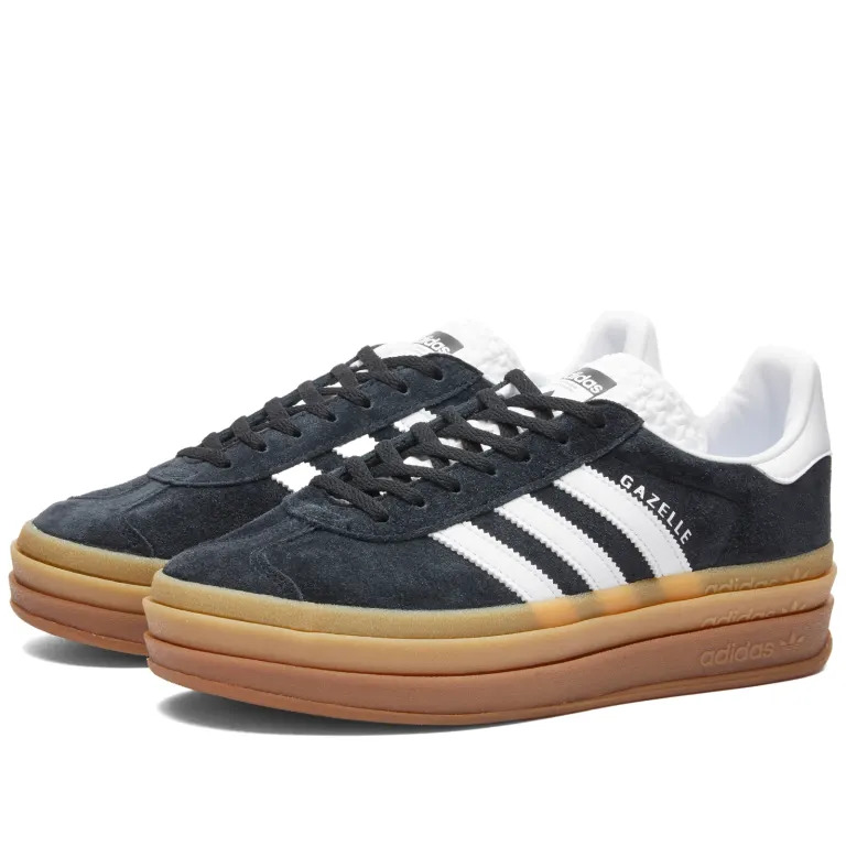 Adidas Gazelle Bold IE0876 Core Black / Cloud White - Picture 5 of 12