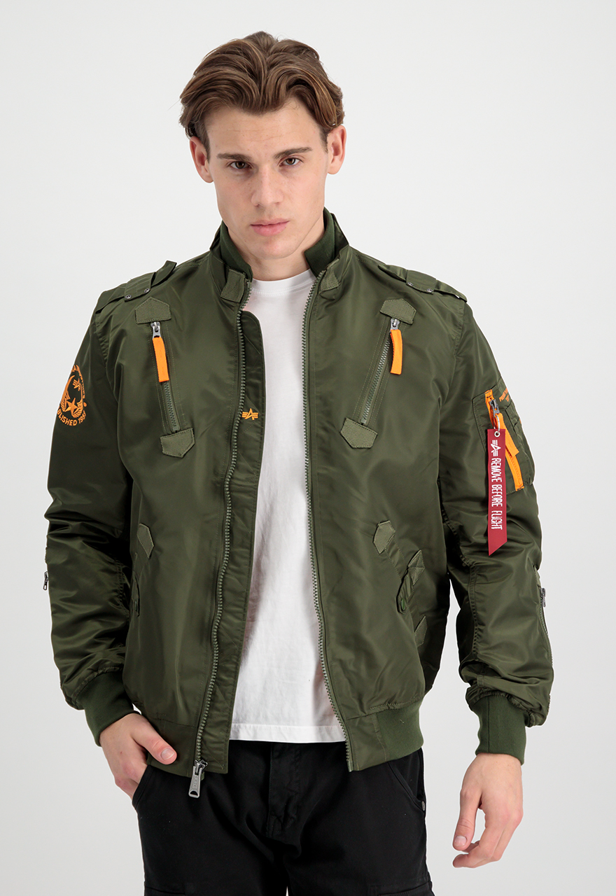 Alpha Industries Flightjacket Falcon II Dark Green - Picture 10 of 14