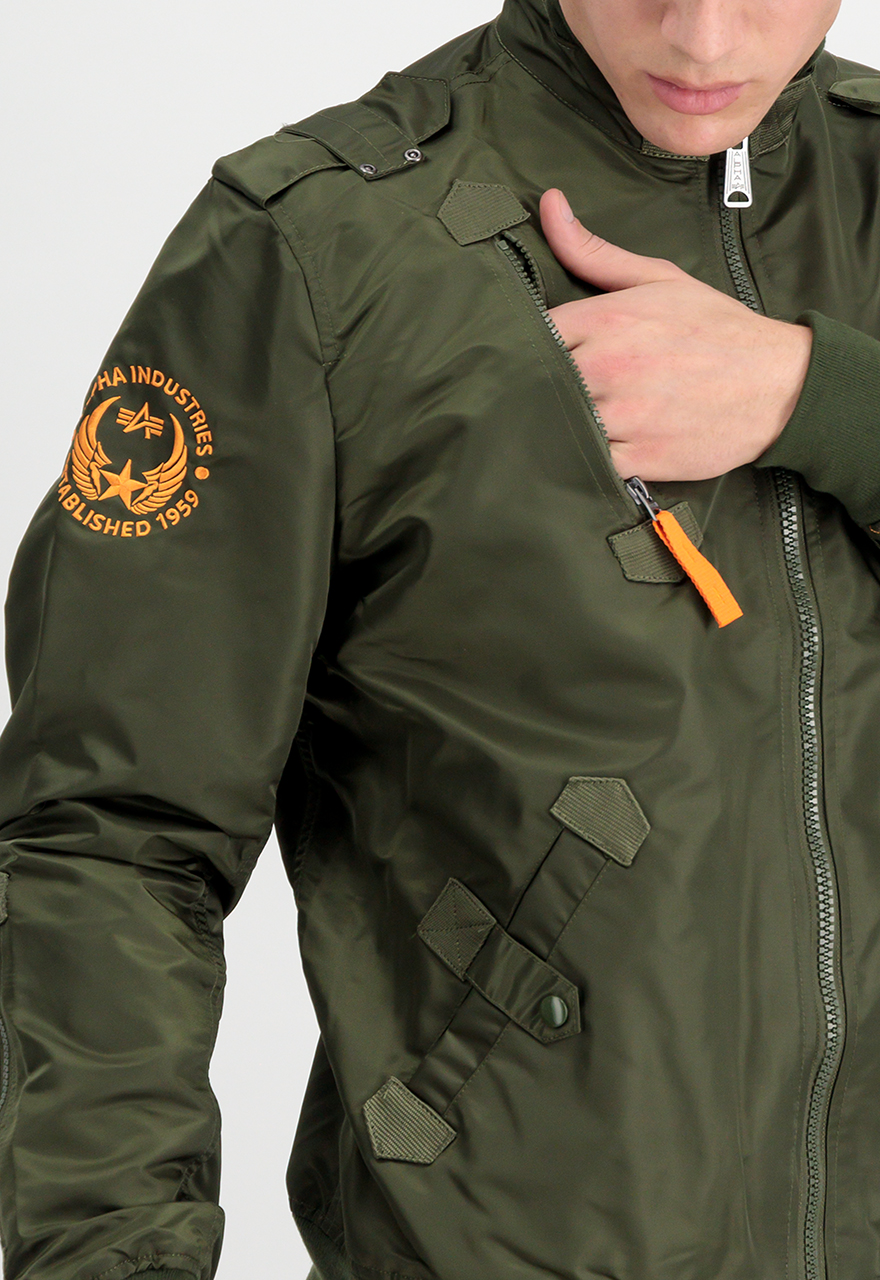 Alpha Industries Flightjacket Falcon II Dark Green - Picture 12 of 14