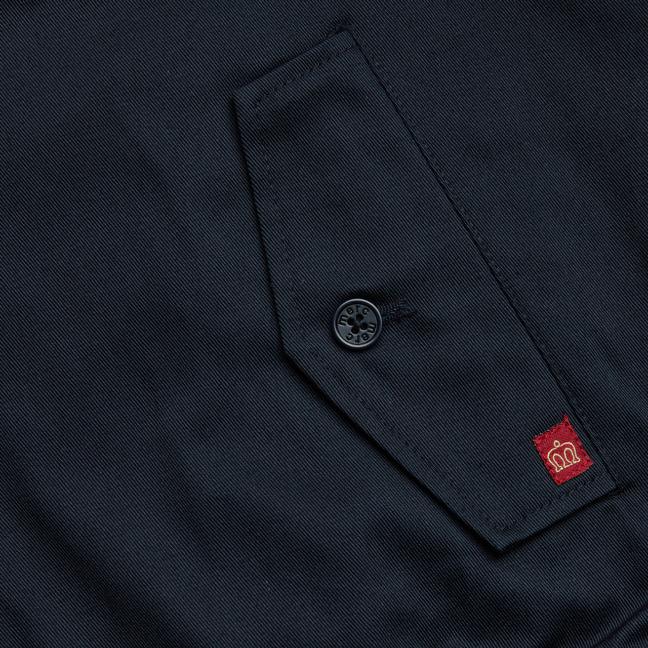 Merc The Harrington Jacket Navy - Picture 7 of 12