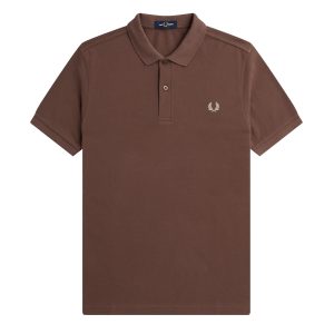 Fred Perry Slim Fit Plain Polo Carrington Brick / Warm Grey