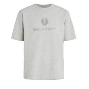 Belstaff T-Shirt Varsity Old Silver Heather