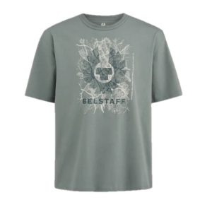 Belstaff T-Shirt Map Mineral Green