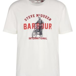 Barbour International Speedway T-Shirt Whisper White