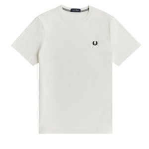 Fred Perry Crew Neck T-Shirt Snow White