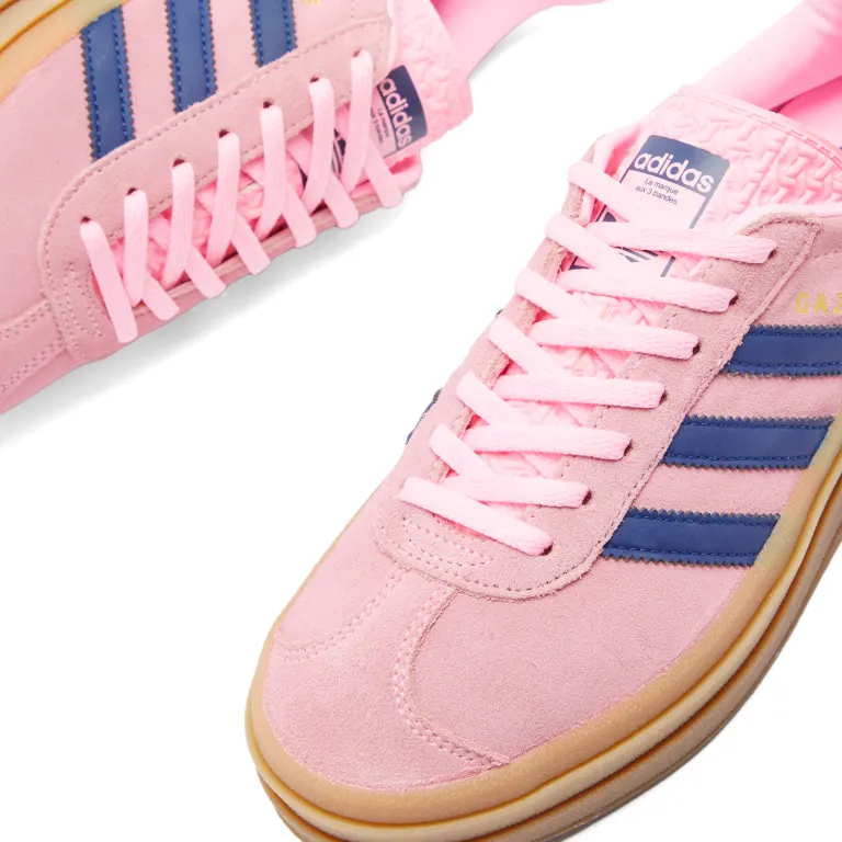 Adidas Gazelle Bold H06122 Pink Glow / Victory Blue / Gum | eBay