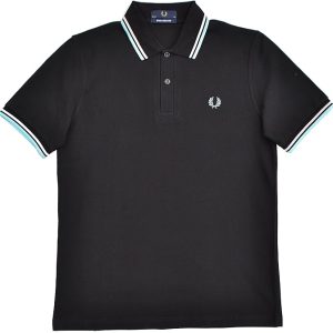 Fred Perry Reissues Original Twin Tipped Polo Black
