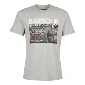 Barbour International Carter T-Shirt Grey Marl