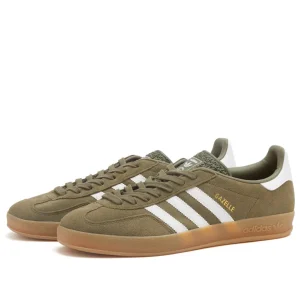Adidas Gazelle Indoor JQ0174 Olive Strata / Cloud White / Gold Metallic