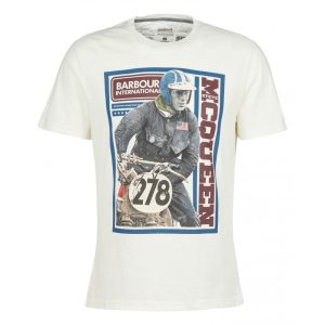 Barbour International SMQ Delaney T-Shirt White
