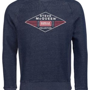 Barbour International SMQ Application Sweatshirt Navy