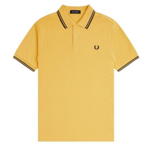 Fred Perry Slim Fit Twin Tipped Polo Honeycomb / Navy / Navy