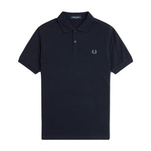 Fred Perry Slim Fit Plain Polo Navy / Blue
