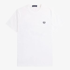Fred Perry Laurel Wreath Graphic T-Shirt White