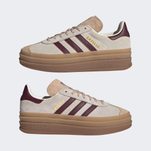 Adidas Gazelle Bold JQ5127 Cream White / Maroon / Magic Beige