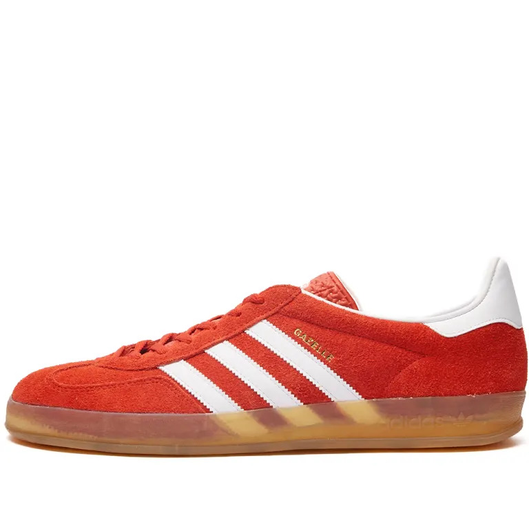 Adidas Gazelle Indoor Woman HQ8718 Bold Orange / Cloud White / Gum - Imagen 2