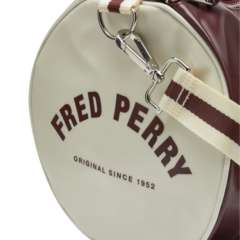 Fred Perry Classic Barrel Bag Oxblood - Imagen 3