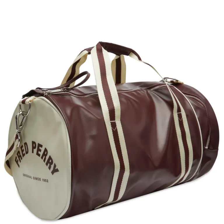 Fred Perry Classic Barrel Bag Oxblood - Imagen 4