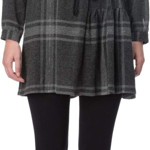Woolrich Woman Wool Gauze Dress Grey - Imagen 2