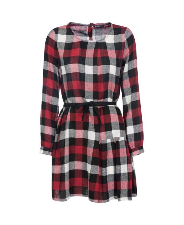 Woolrich Woman Wool Gauze Dress Red