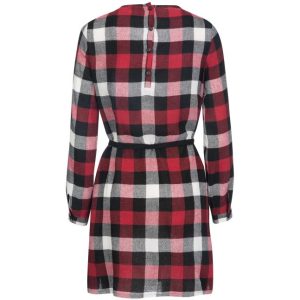 Woolrich Woman Wool Gauze Dress Red - Imagen 4