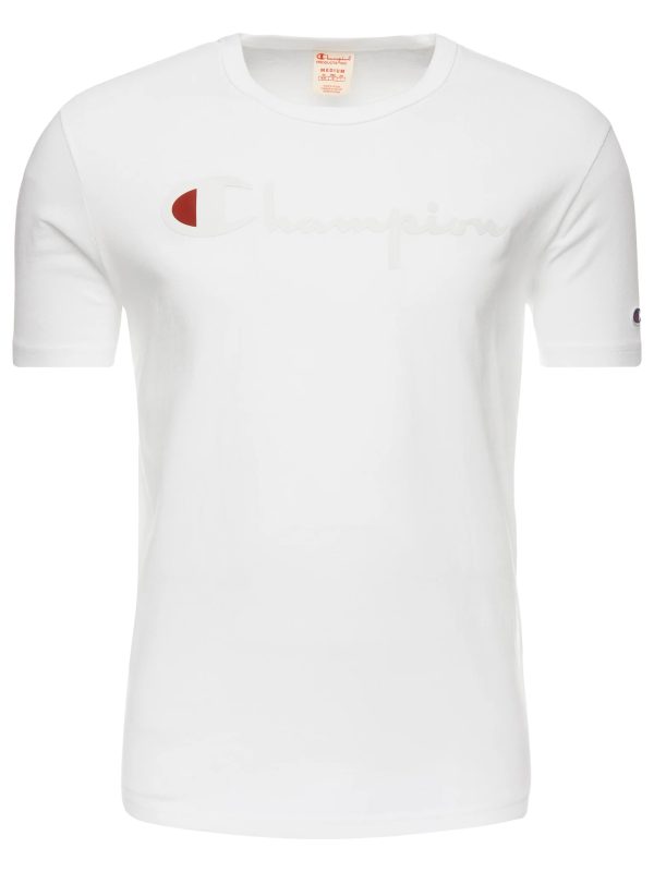 Champion Reverse Weave T-Shirt UV Color Change White