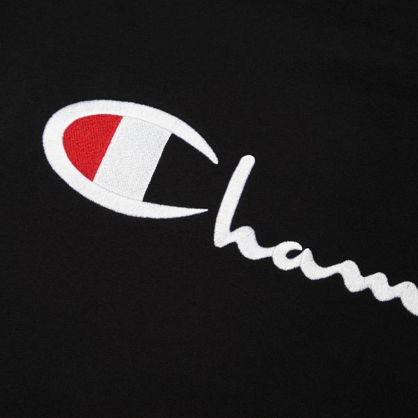 Champion Reverse Weave Crewneck Sweatshirt 214032 Black - Imagen 2