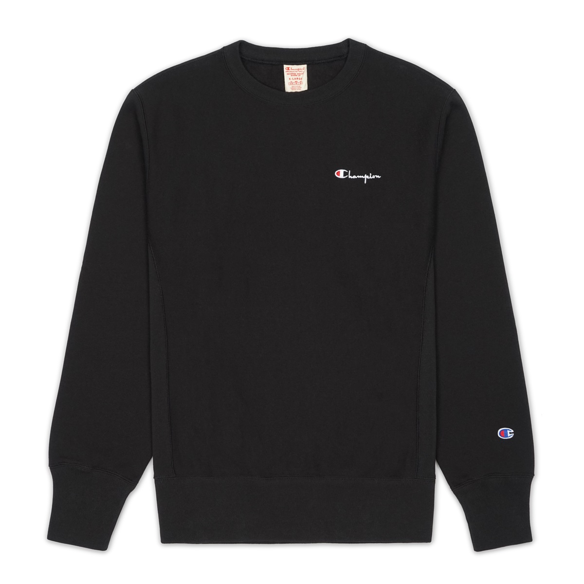Champion Reverse Weave Crewneck Sweatshirt 214032 Black - Imagen 3