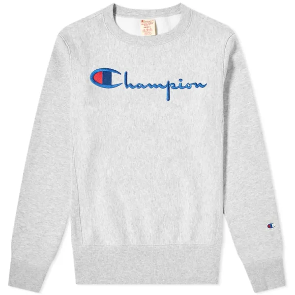 Champion Reverse Weave Crewneck Sweatshirt 210975 Grey