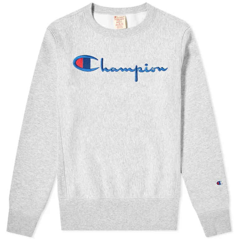 Champion Reverse Weave Crewneck Sweatshirt 210975 Grey