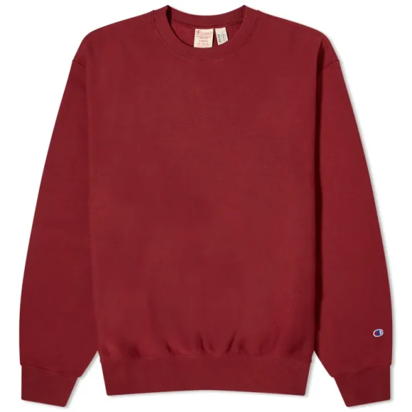 Champion Reverse Weave Crewneck Sweatshirt Maroon