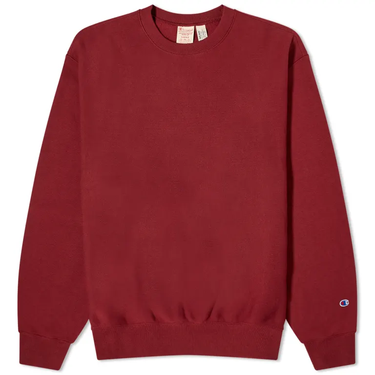 Champion Reverse Weave Crewneck Sweatshirt Maroon