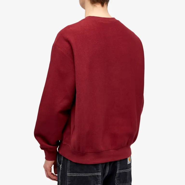 Champion Reverse Weave Crewneck Sweatshirt Maroon - Imagen 2