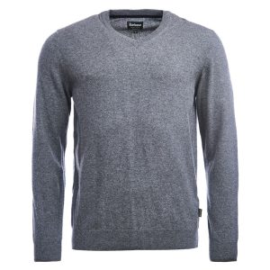 Barbour Harrow V Neck Grey