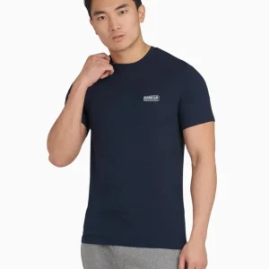 Barbour International Essential Small Logo T-Shirt Navy - Imagen 2