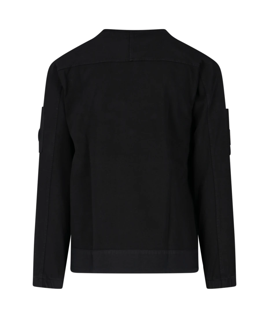 C.P. Company Heavy Jersey Mixed Sweatshirt Black - Imagen 2