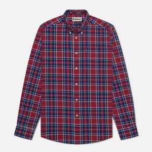 Barbour Highland Check 27 Tailored Shirt Red