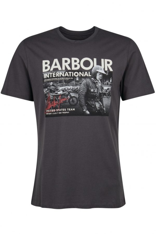Barbour International Carter T-Shirt Night Grey