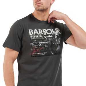 Barbour International Carter T-Shirt Night Grey - Imagen 2