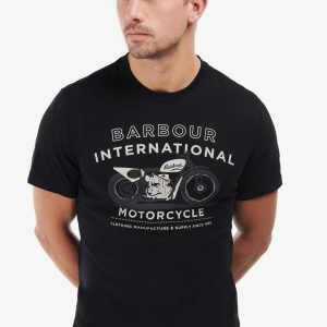 Barbour International Alter T-Shirt Black - Imagen 2