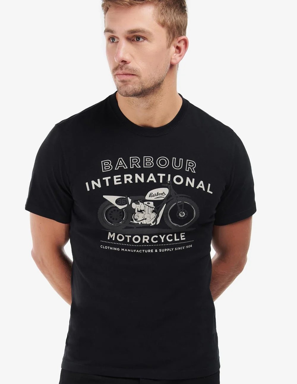 Barbour International Alter T-Shirt Black - Imagen 2