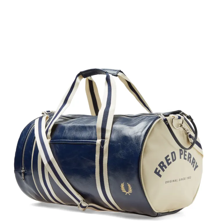 Fred Perry Classic Barrel Bag Navy - Imagen 5