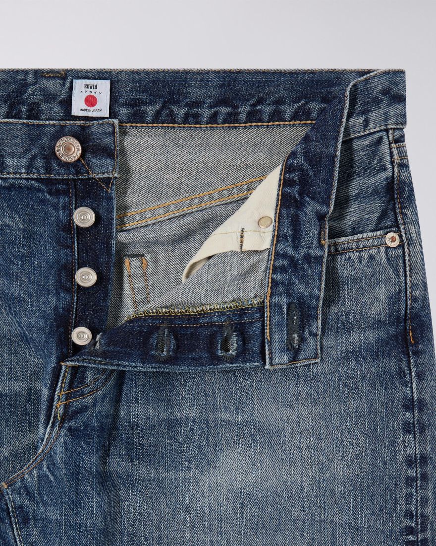 Edwin Regular Tapered Jeans L32 Blue - light used - Imagen 2