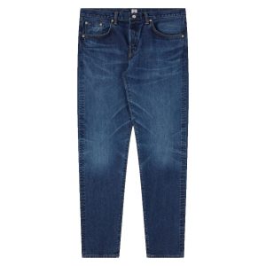 Edwin Regular Tapered Jeans L32 Blue - mid dark used