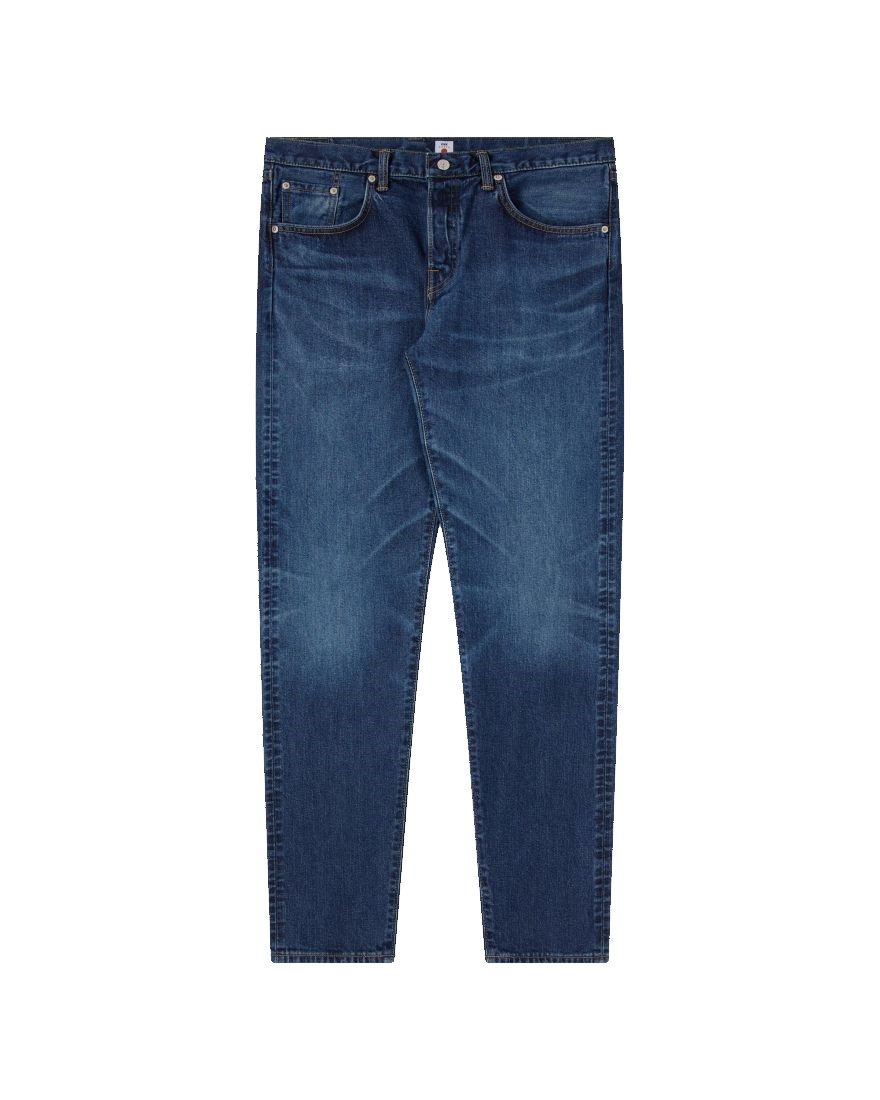 Edwin Regular Tapered Jeans L32 Blue - mid dark used