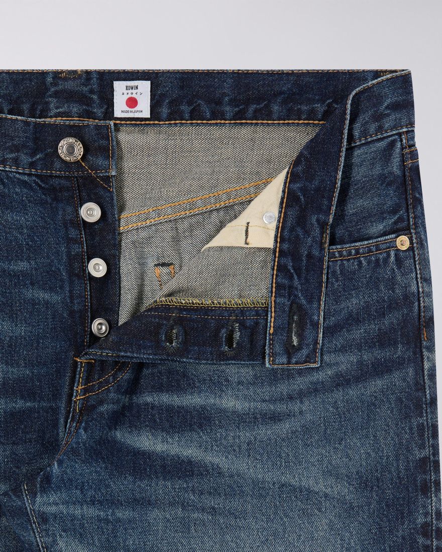 Edwin Regular Tapered Jeans L30 Blue - dark used - Imagen 3