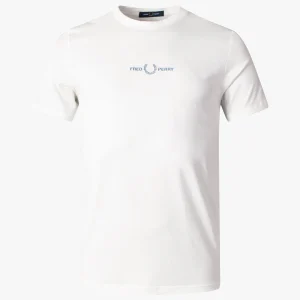 Fred Perry Embroidered Logo T-Shirt White