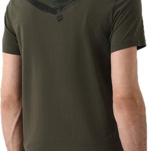 C.P. Company Re-Colour Goggle Hood Back Mako Jersey tee Black Coffee - Imagen 2