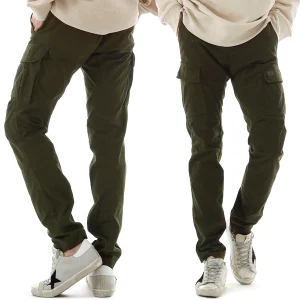 C.P. Company Stretch Sateen Cargo Pants Dark Green